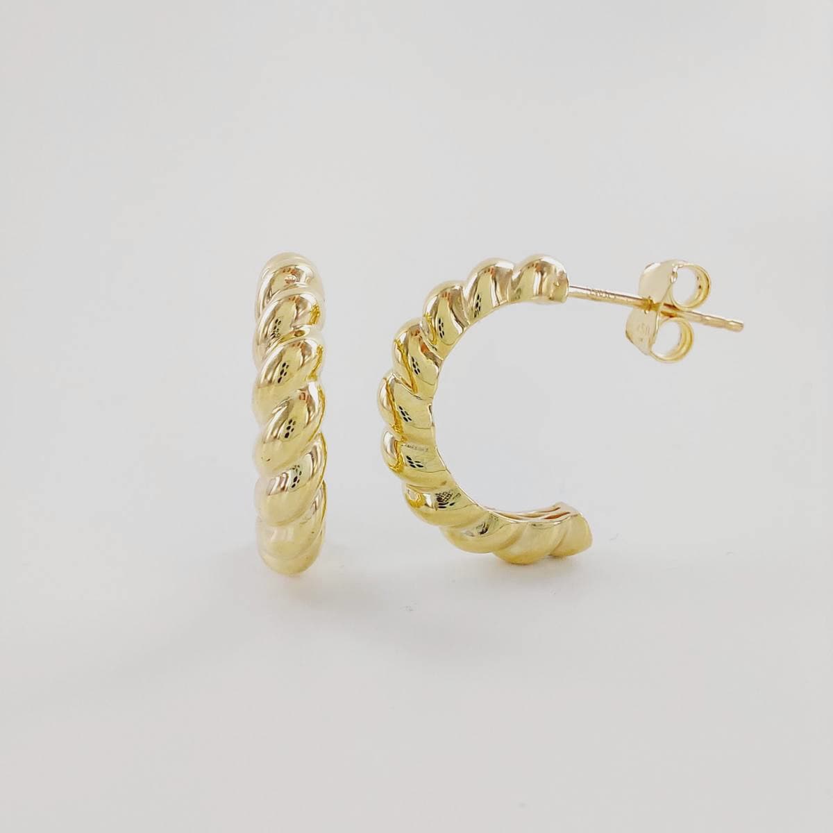 PENDIENTES ORO LISO