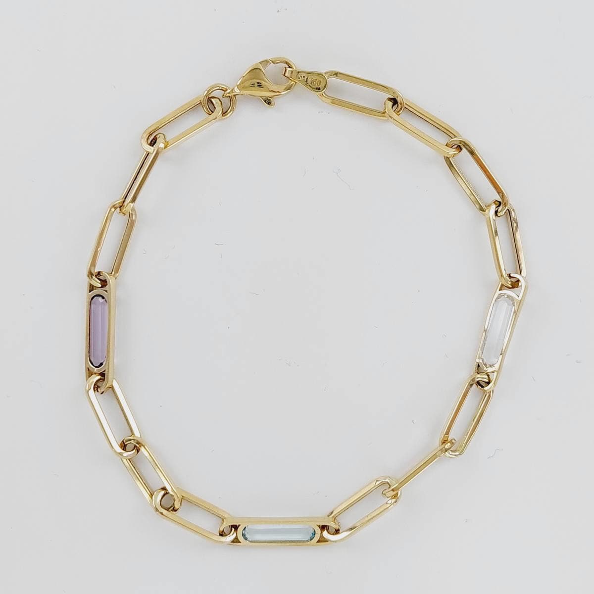 Pulsera piedras colores