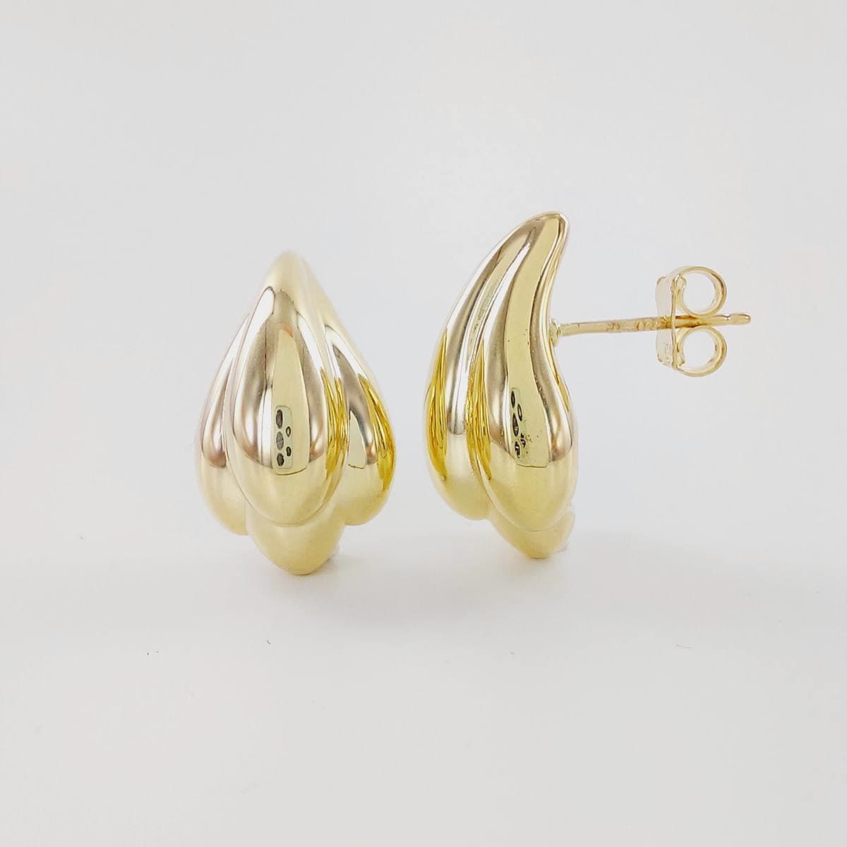 PENDIENTES ORO LISO