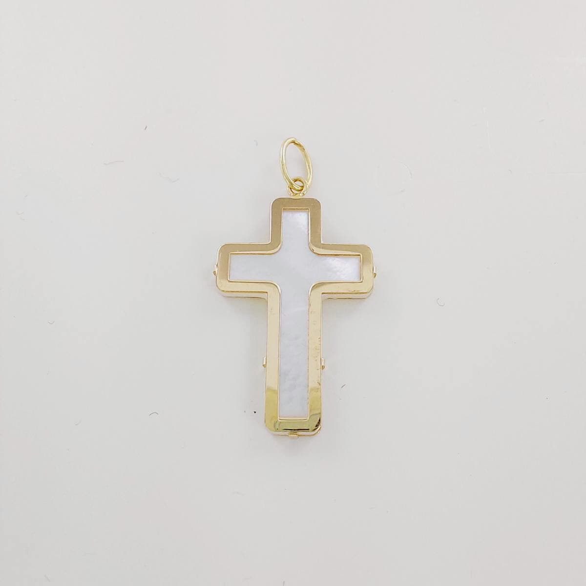 Cruz nácar 18x