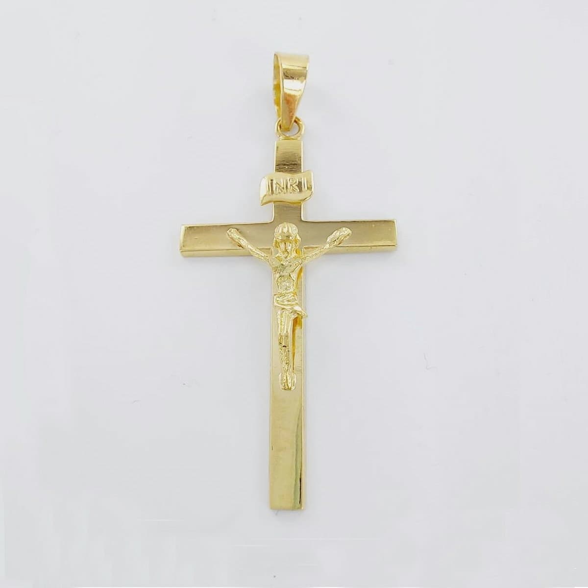Cruz con cristo plana