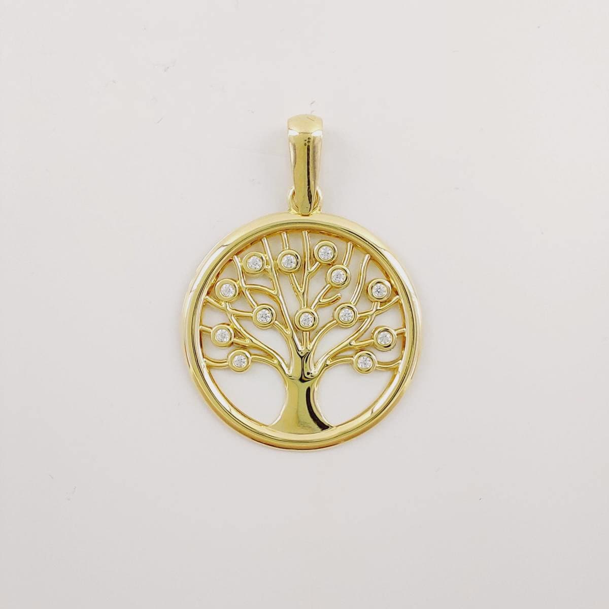 Colgante árbol de la vida circonitas